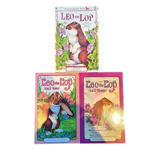 VTG 1970's-90's Stephen Cosgrove Leo the Lop Books, 1, 2 and 3, Serendipity PB